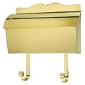 Qualarc Brass Mailboxes (roll top), Smooth Polished Brass MB-900-PB